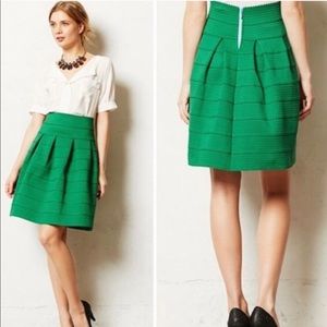 Anthropologie “Girls from Savoy” structured skirt